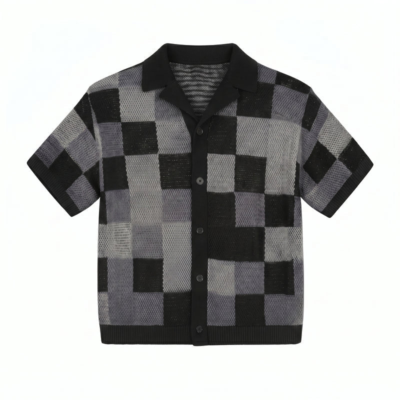 Jacquard Checkered Set