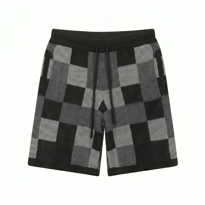 Jacquard Checkered Set